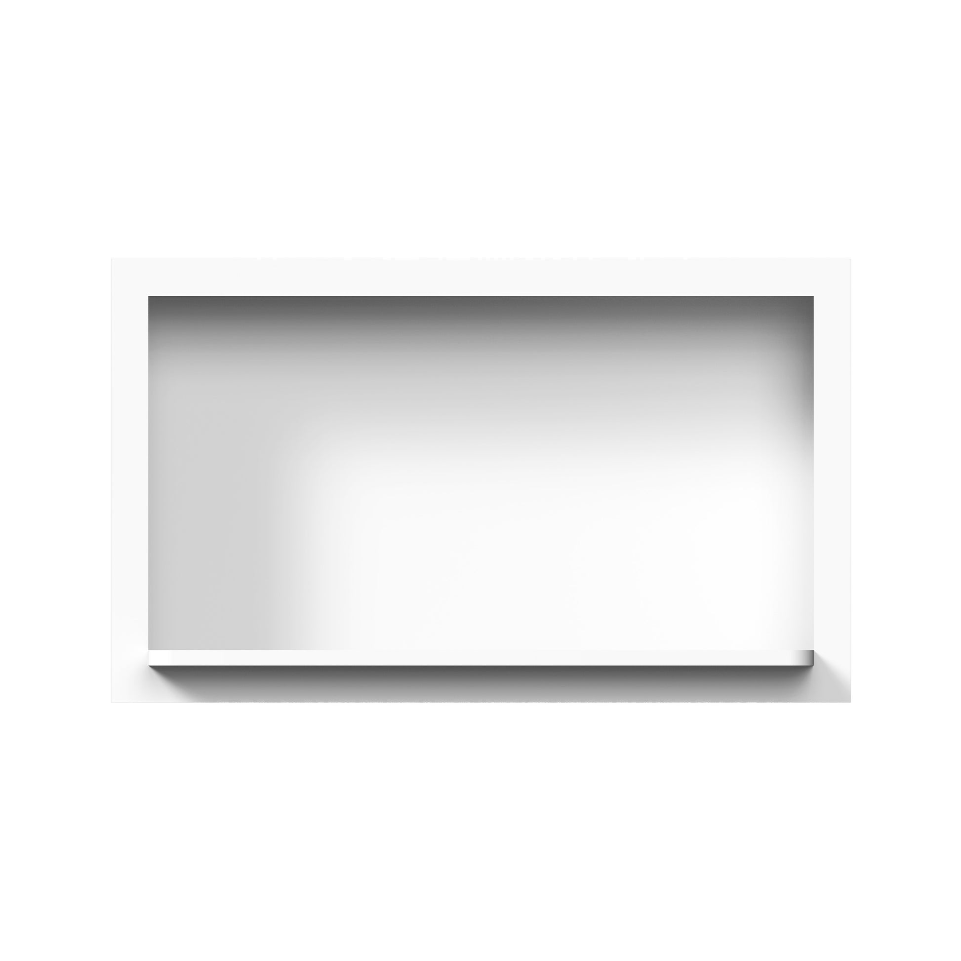 Glacier White RTA 30"W x 12"D x 18"H Wall Microwave Cabinets With 1 Shelf