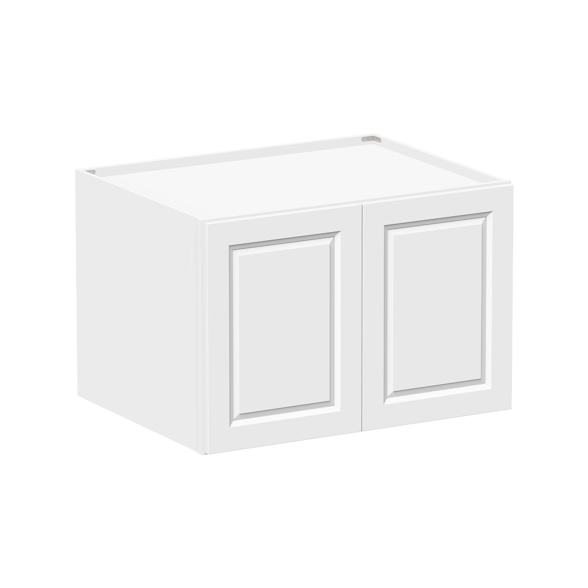 Glacier White RTA 36"W x 27"D x 24"H Deep Wall Cabinet With 2 Doors & 1 Shelf