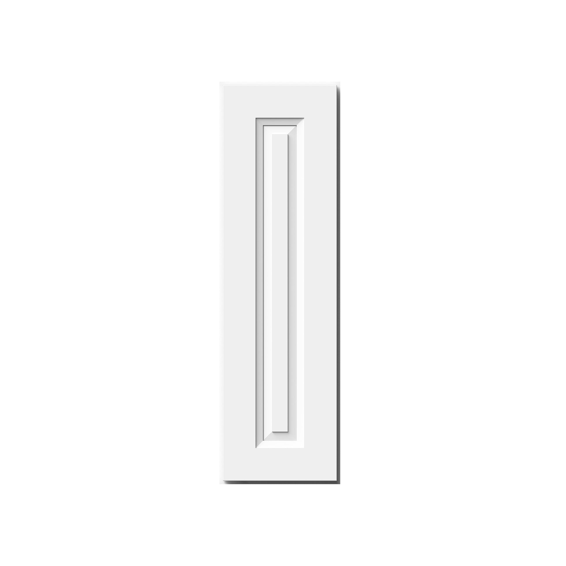 Glacier White RTA 9"-21"W x 12"D x 30"/36"H Standard Wall Cabinets With 1 Door & 2 Shelves