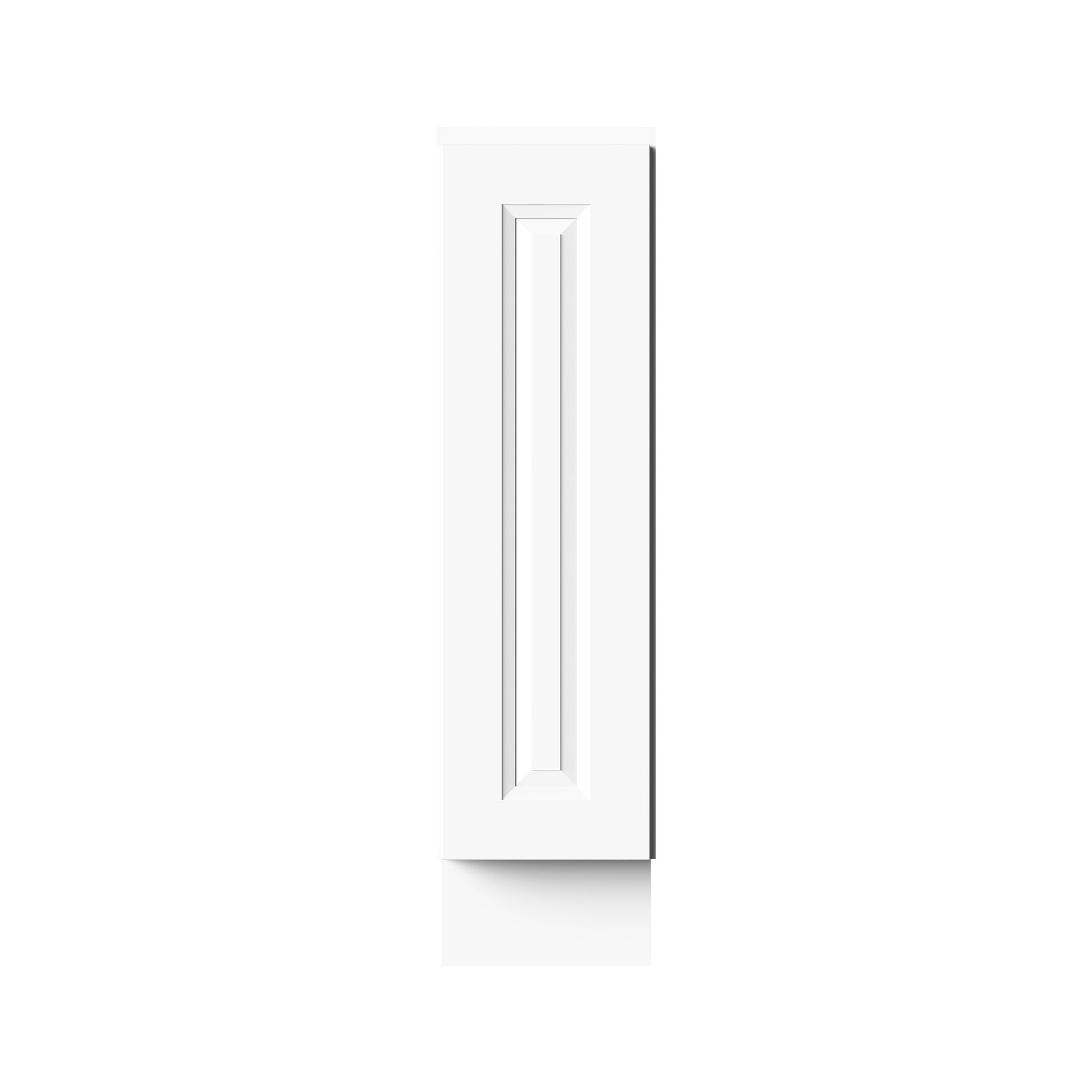 Glacier White RTA 9"W x 24"D x 34.5"H Full Height Door Base Cabinets With 1 Door & 1 Shelf