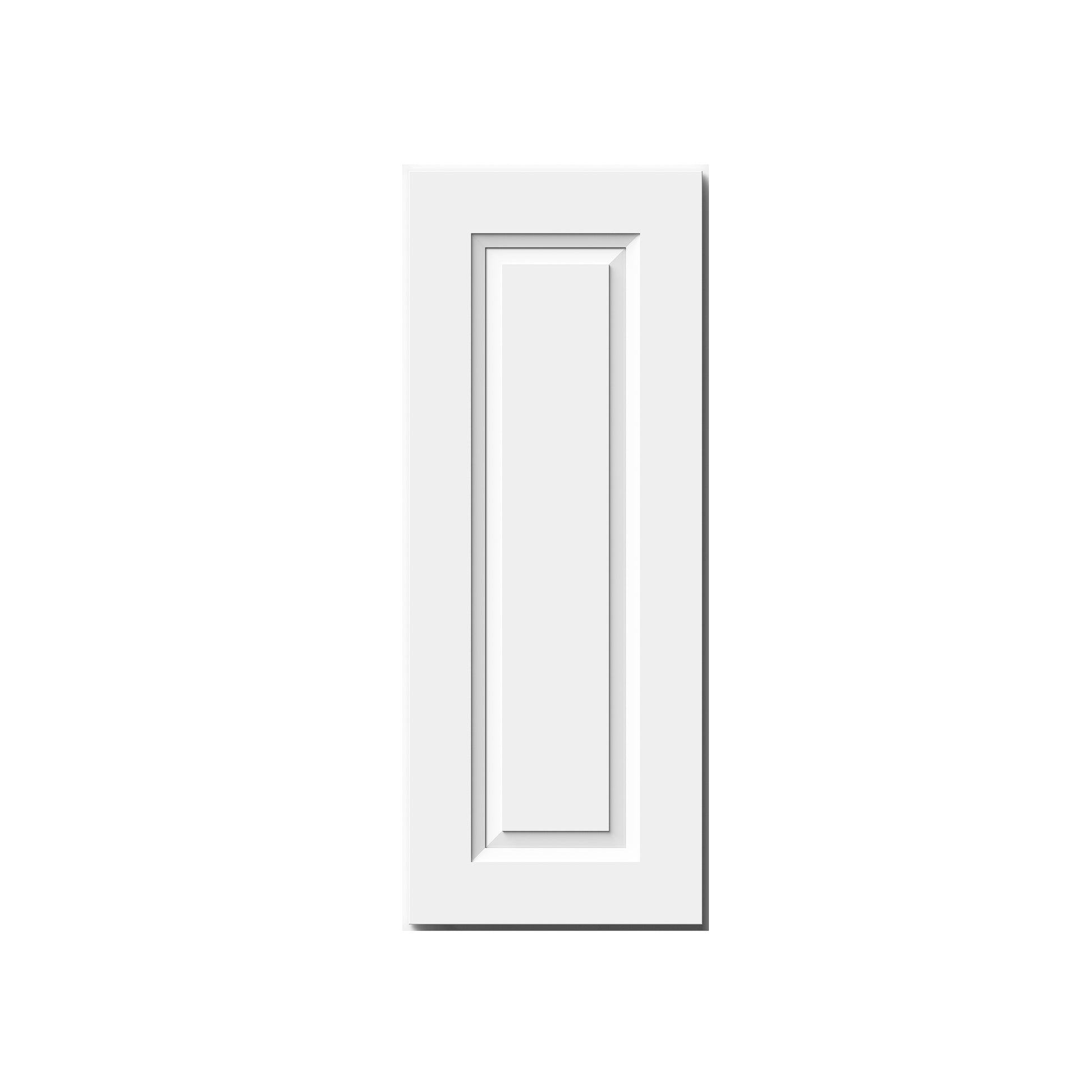 Glacier White RTA 9"-21"W x 12"D x 30"/36"H Standard Wall Cabinets With 1 Door & 2 Shelves