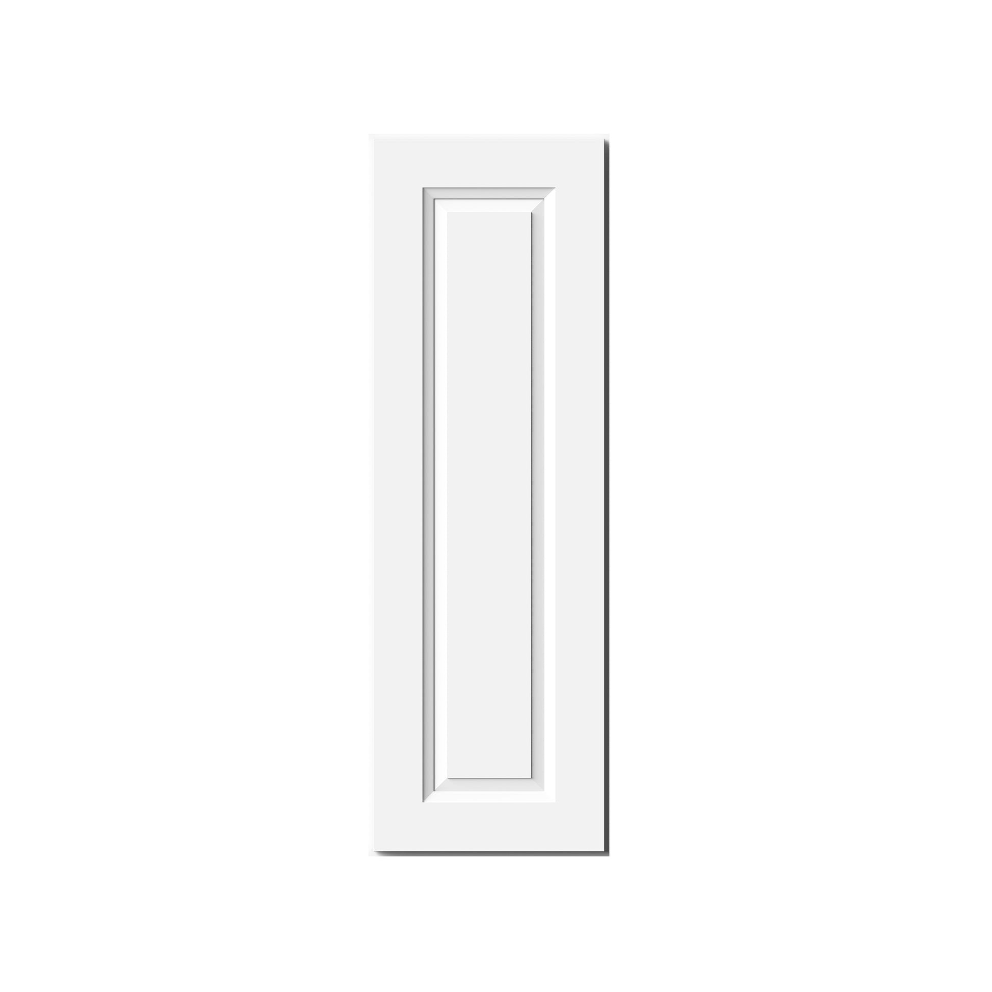 Glacier White RTA 9"-21"W x 12"D x 30"/36"H Standard Wall Cabinets With 1 Door & 2 Shelves