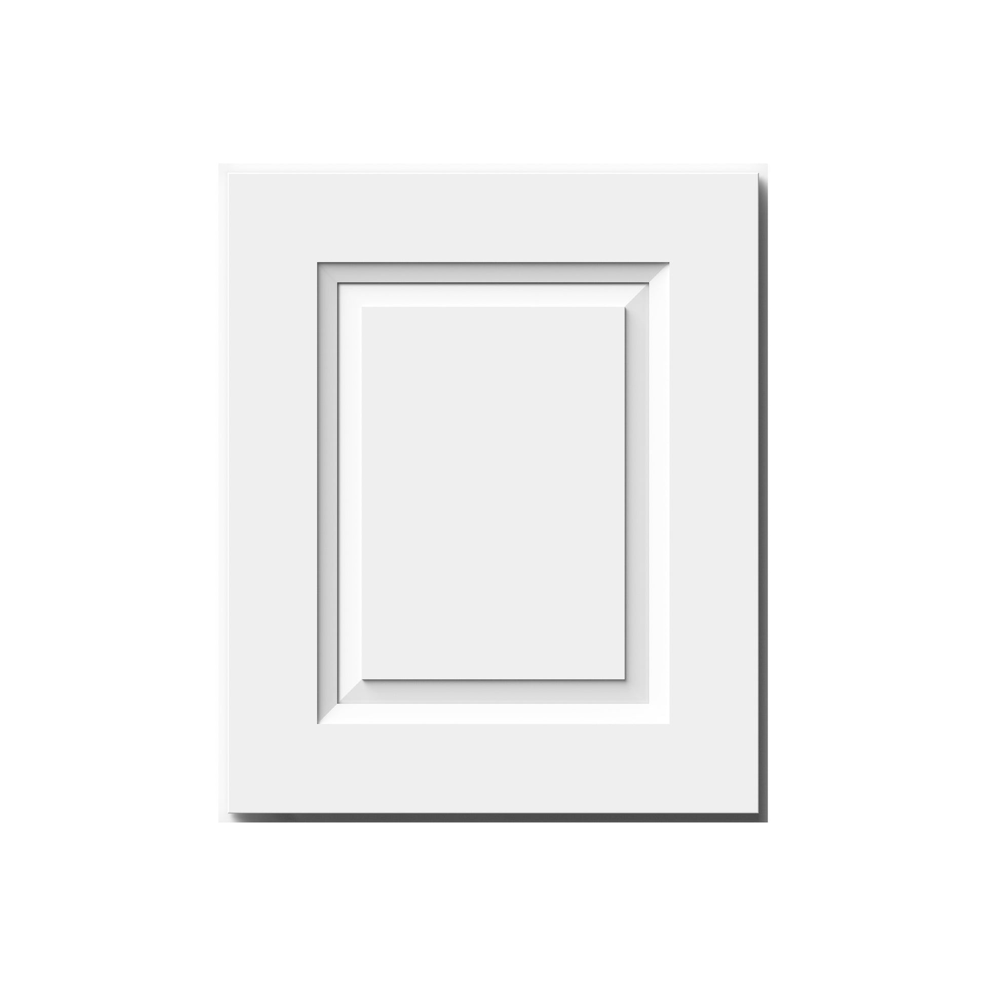 Glacier White RTA 12"-21"W x 12"D x 18"H Short Wall Cabinets With 1 Door