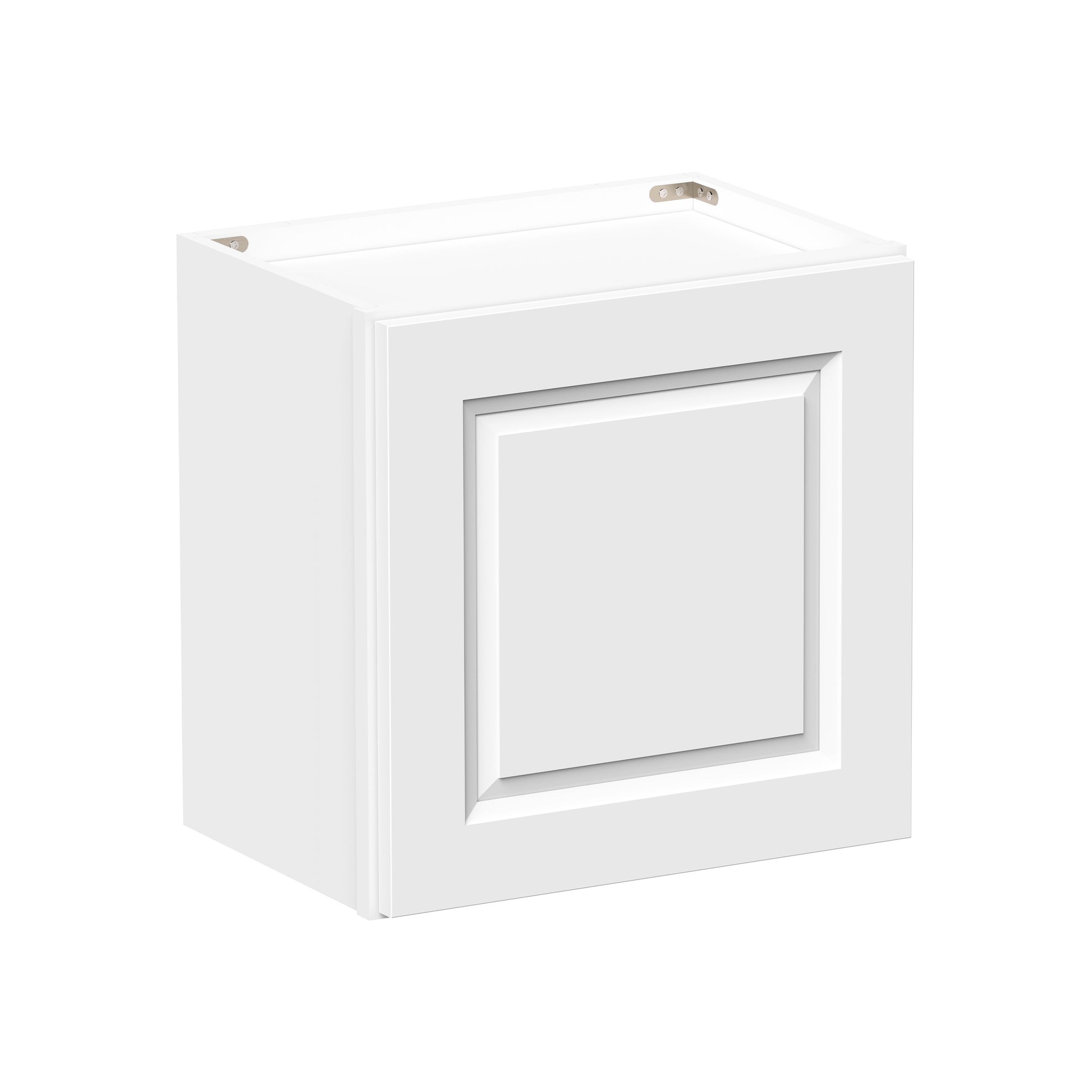 Glacier White RTA 12"-21"W x 12"D x 18"H Short Wall Cabinets With 1 Door