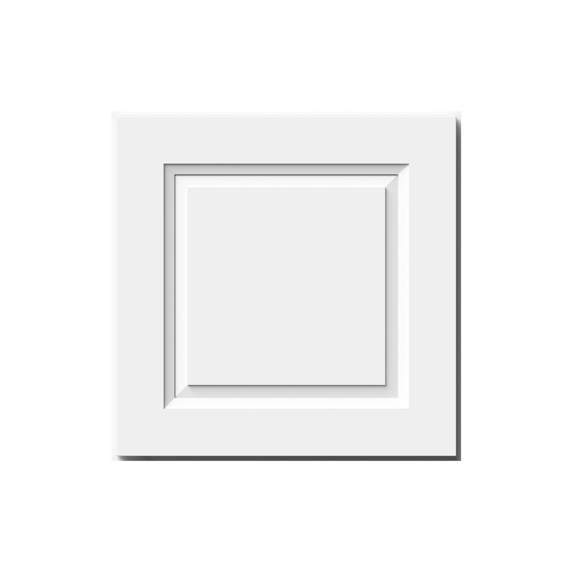 Glacier White RTA 12"-21"W x 12"D x 18"H Short Wall Cabinets With 1 Door