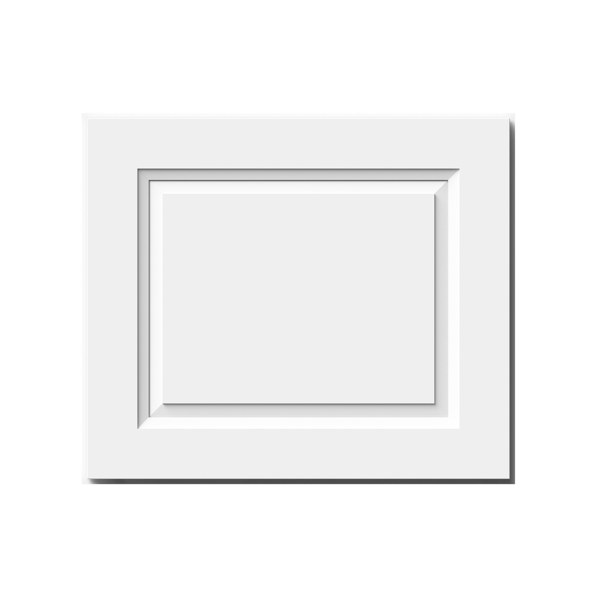 Glacier White RTA 12"-21"W x 12"D x 18"H Short Wall Cabinets With 1 Door
