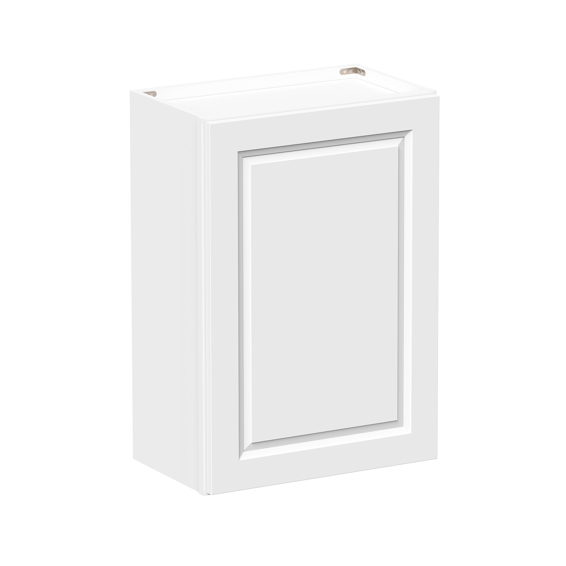 Glacier White RTA 9"-21"W x 12"D x 30"/36"H Standard Wall Cabinets With 1 Door & 2 Shelves