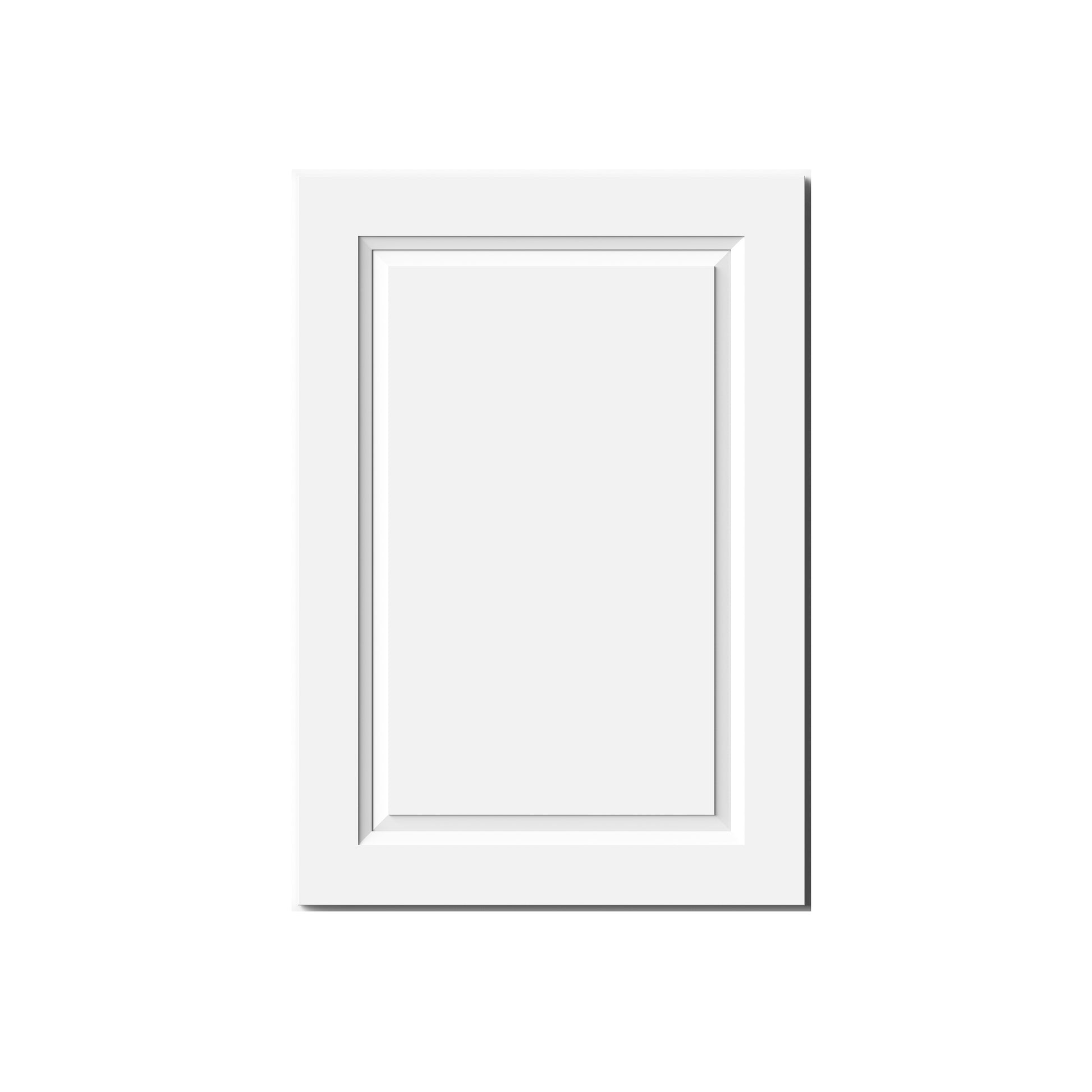 Glacier White RTA 9"-21"W x 12"D x 30"/36"H Standard Wall Cabinets With 1 Door & 2 Shelves