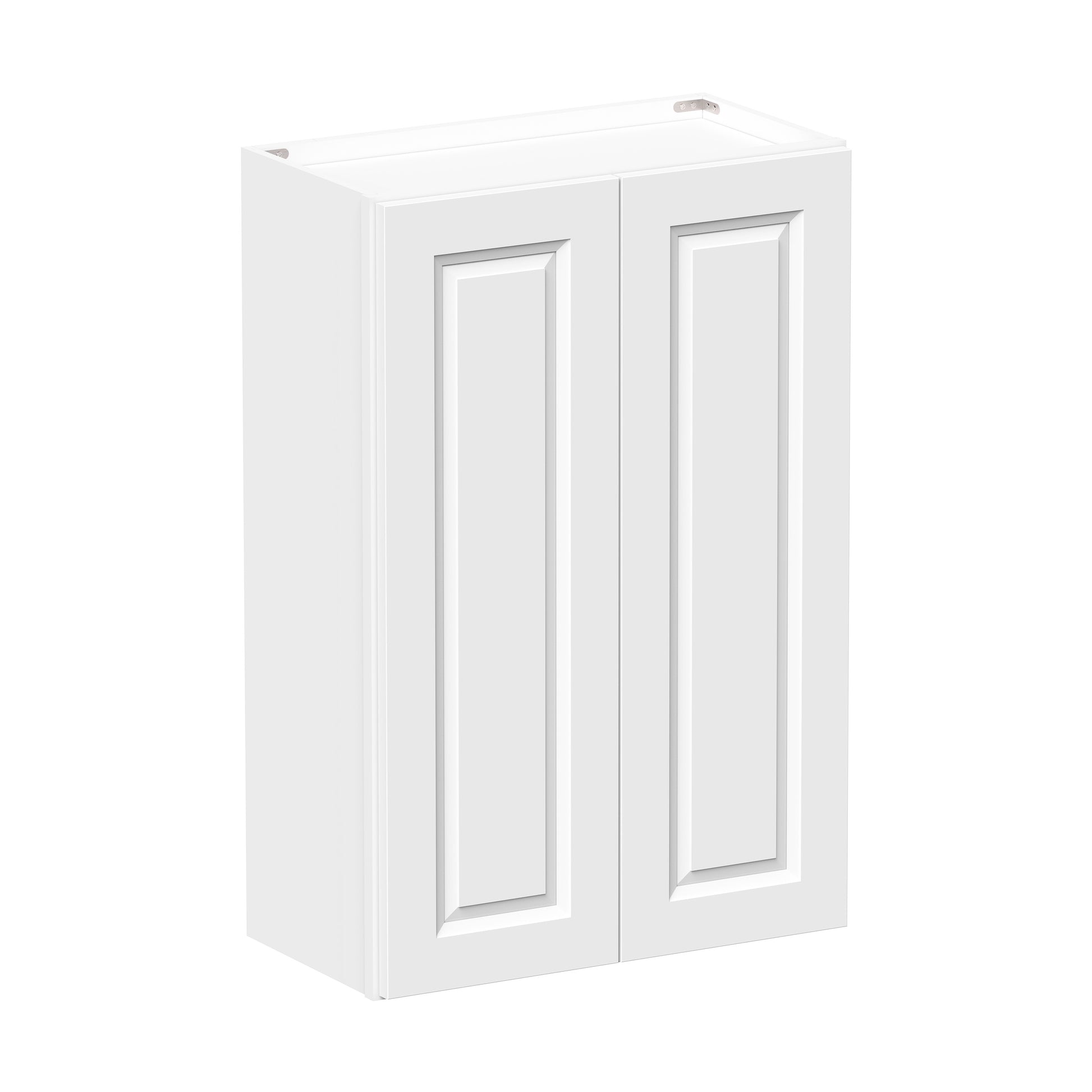 Glacier White RTA 24"-36"W x 12"D x 30"/36"H Standard Wall Cabinets With 2 Doors & 2 Shelves