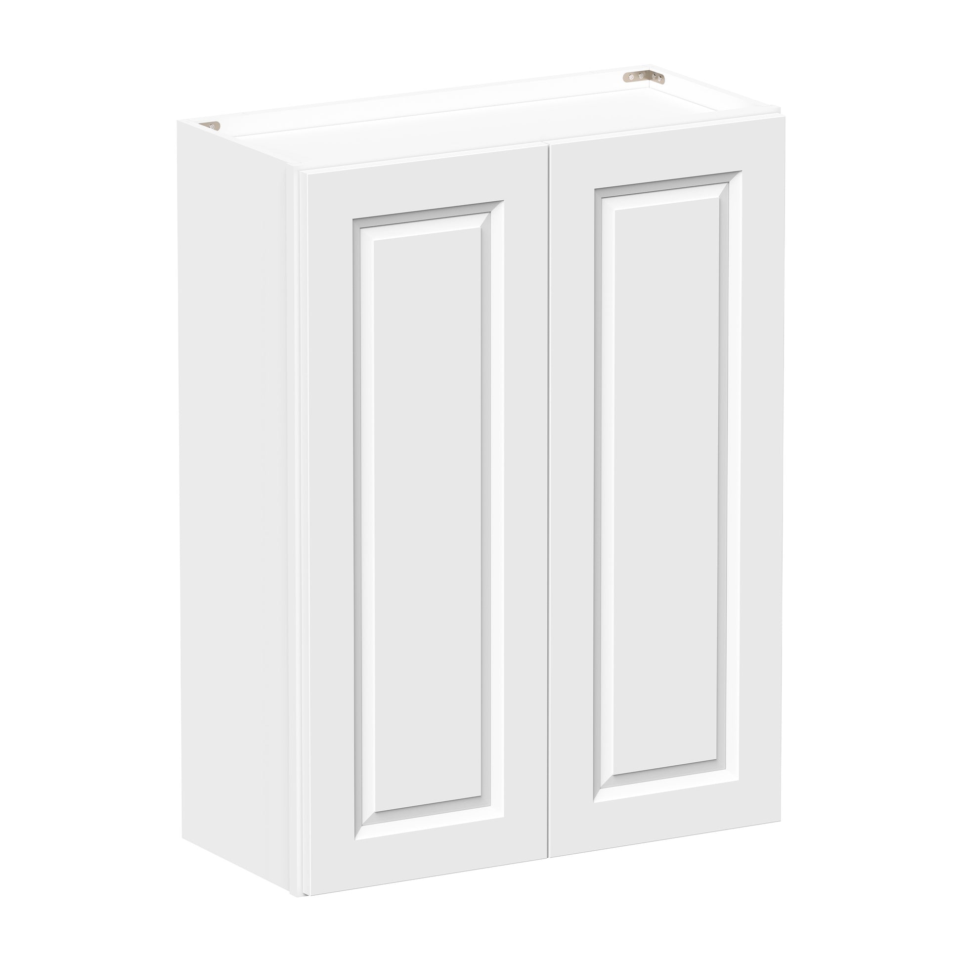 Glacier White RTA 24"-36"W x 12"D x 30"/36"H Standard Wall Cabinets With 2 Doors & 2 Shelves