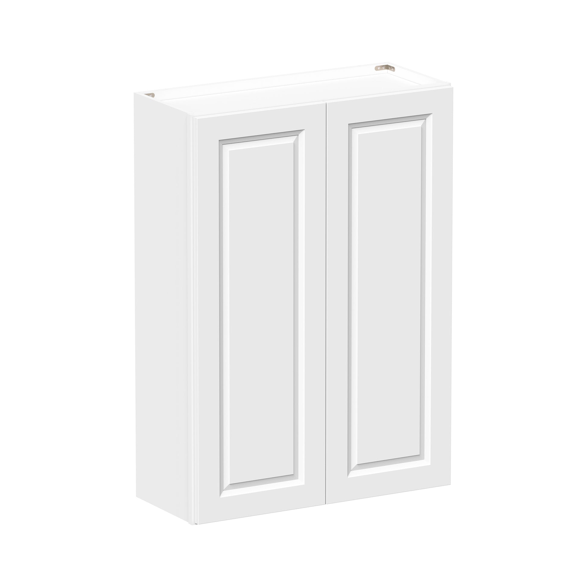 Glacier White RTA 24"-36"W x 12"D x 42"H Standard Wall Cabinets With 2 Doors & 3 Shelves