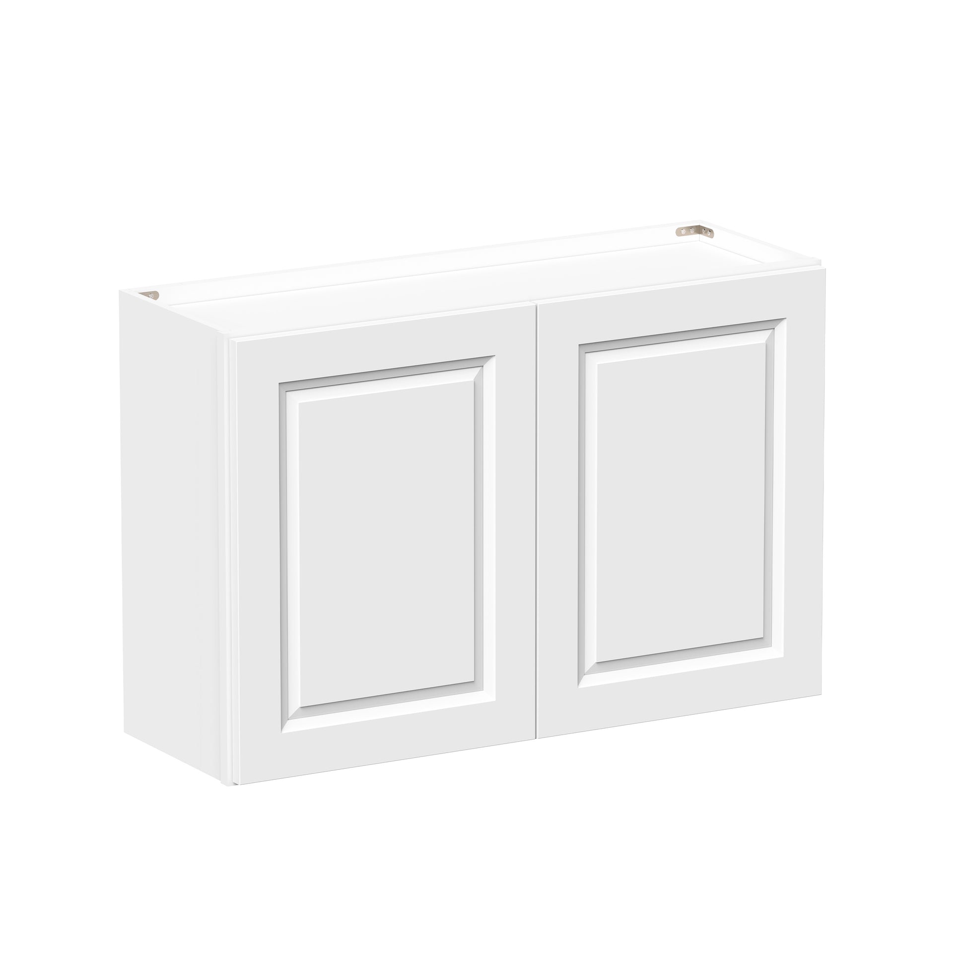 Glacier White RTA 24"-36"W x 12"D x 24"H Short Wall Cabinets With 2 Doors & 1 Shelf
