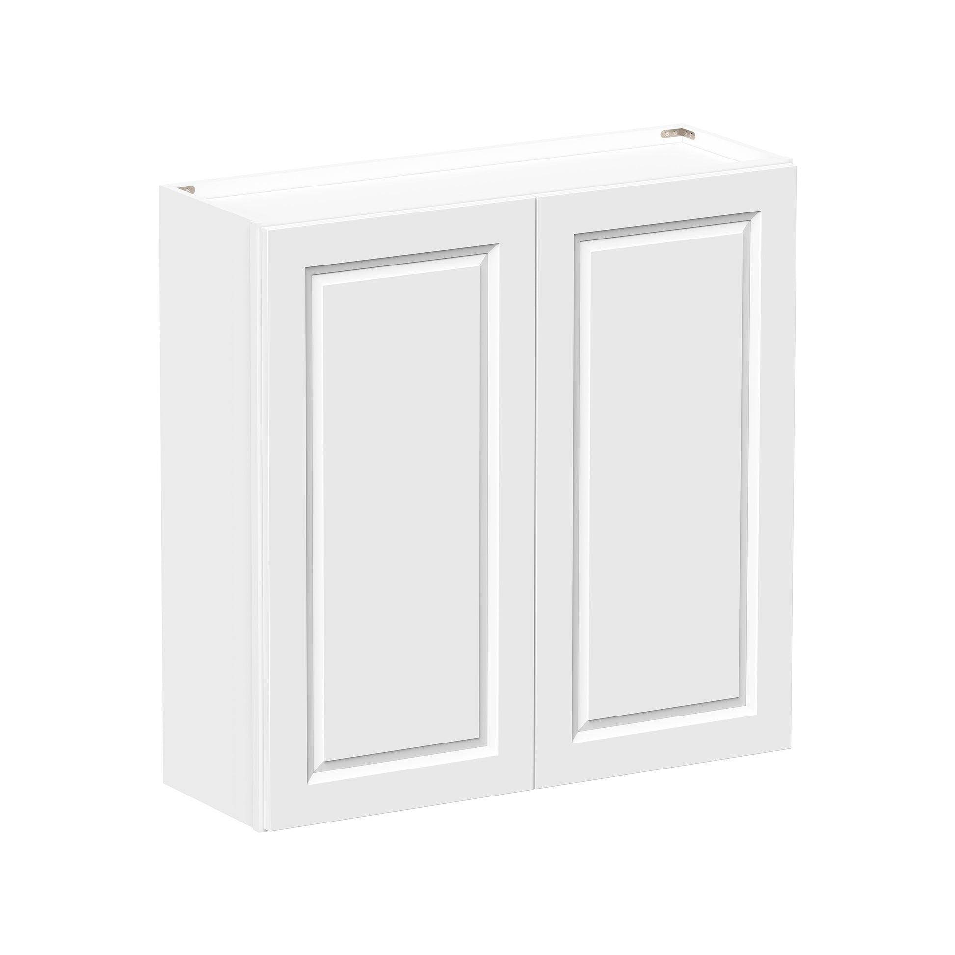 Glacier White RTA 24"-36"W x 12"D x 30"/36"H Standard Wall Cabinets With 2 Doors & 2 Shelves