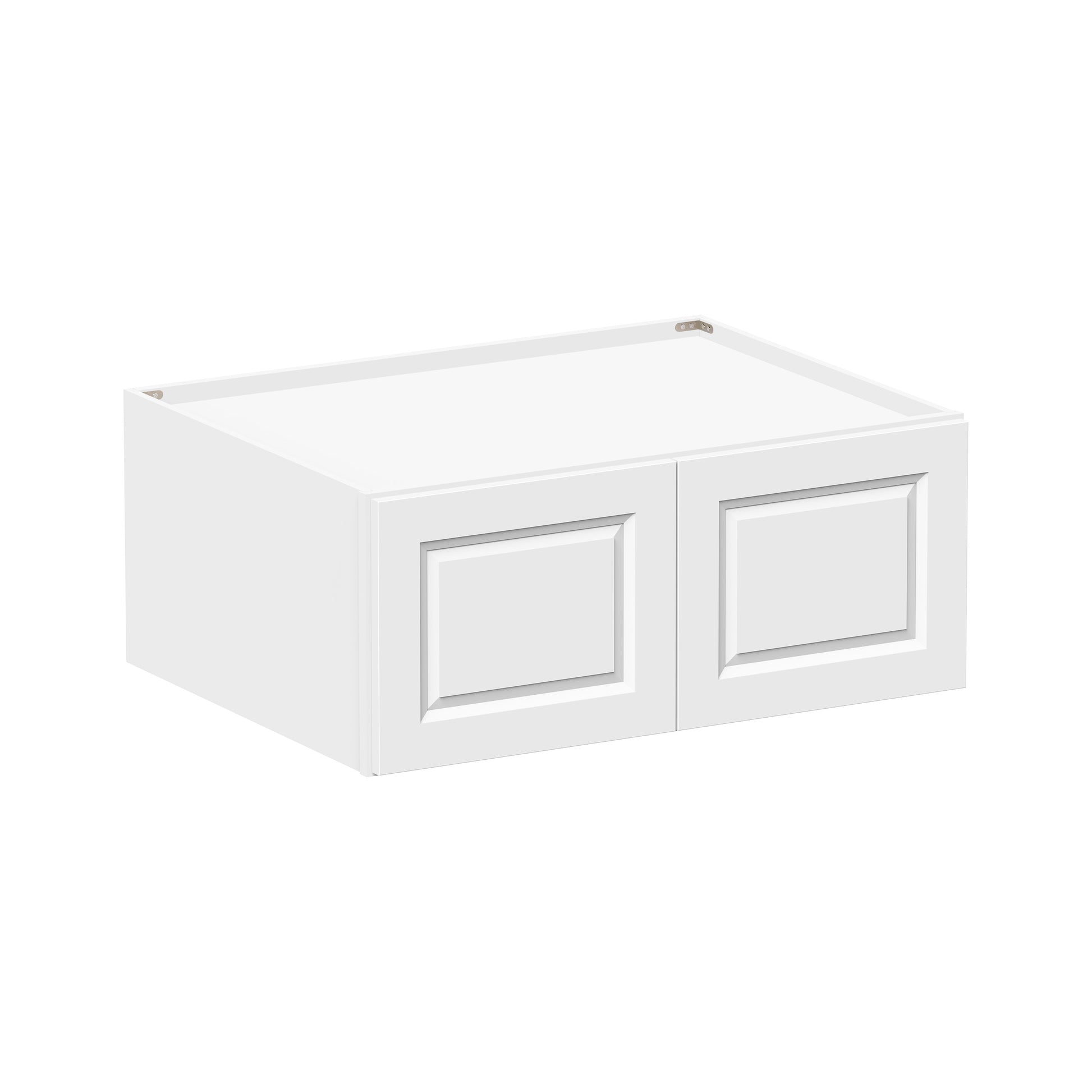 Glacier White RTA 36"W x 27"D x 12"-18"H Deep Wall Cabinets With 2 Doors