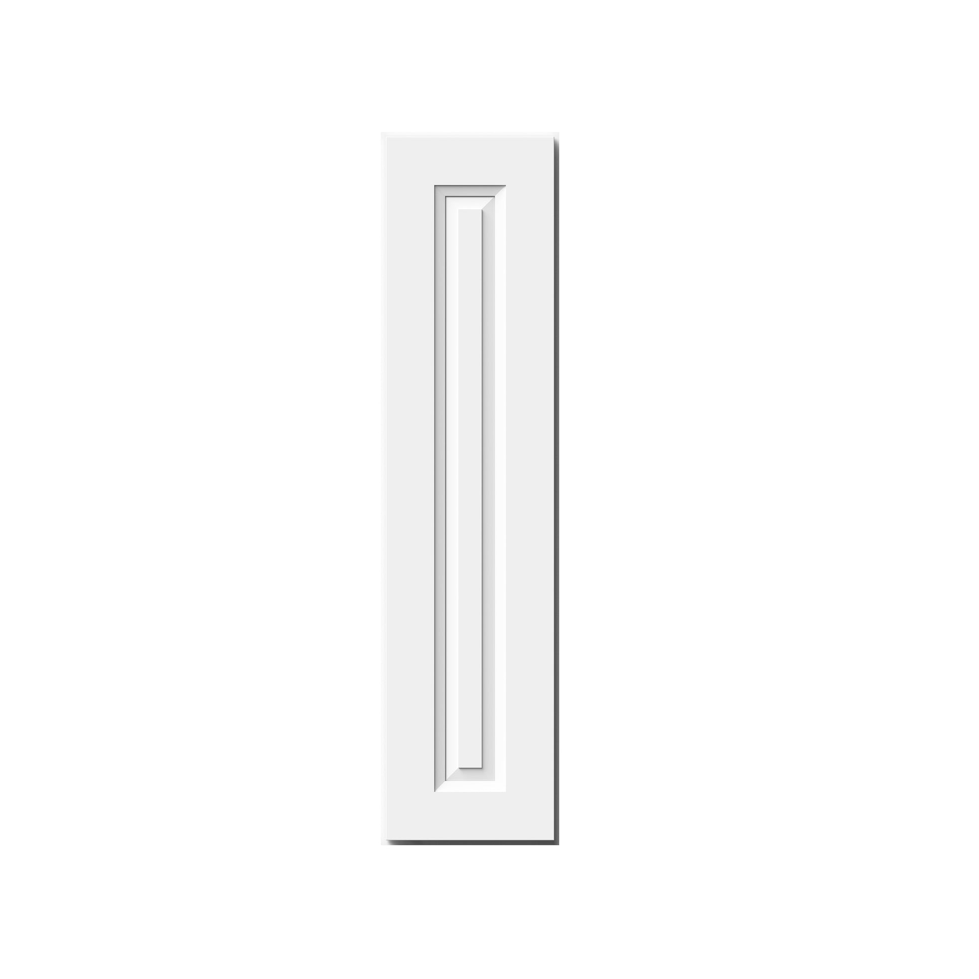 Glacier White RTA 9"-21"W x 12"D x 30"/36"H Standard Wall Cabinets With 1 Door & 2 Shelves