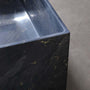 67" Rectangular Solid Surface Freestanding Bathtub with Square Silhouette
