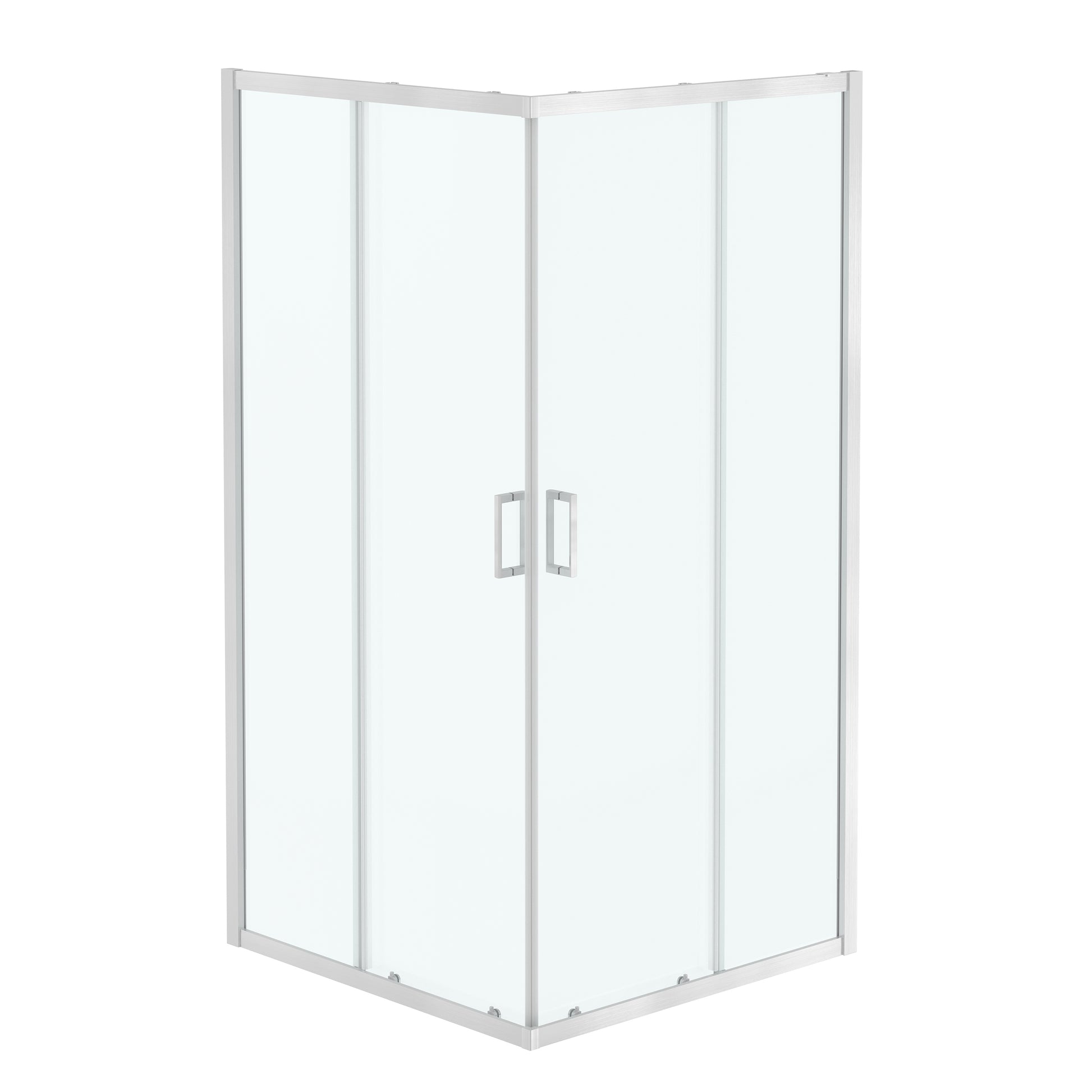36"x36"x72" Corner Sliding Shower Enclosure with Dual Center-Sliding Doors