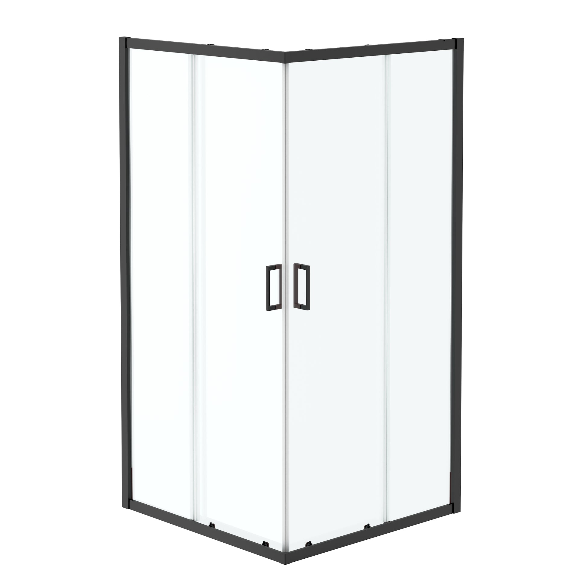 36"x36"x72" Corner Sliding Shower Enclosure with Dual Center-Sliding Doors