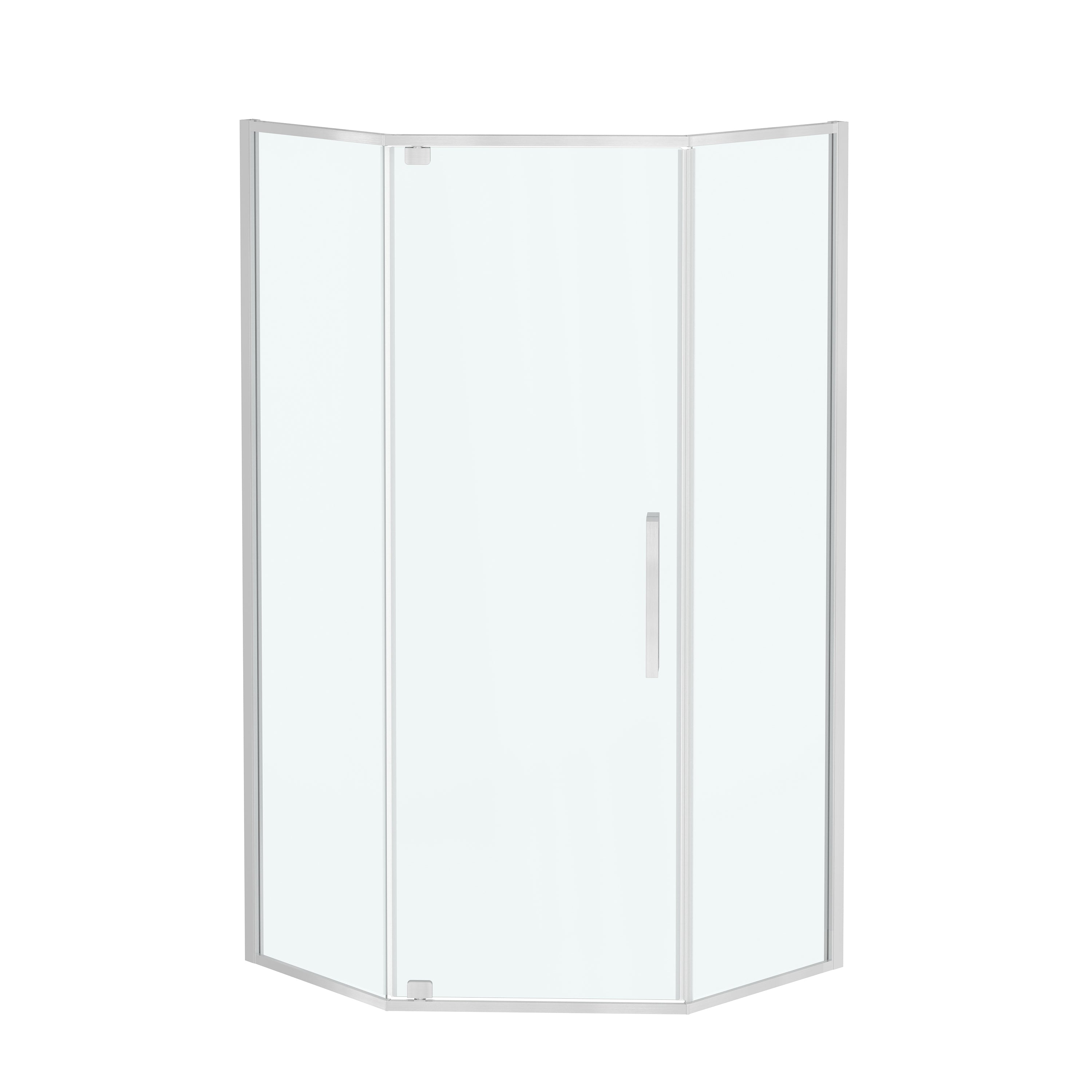 36"x36"x72" Corner Sliding Shower Enclosure with Clear Tempered Glass