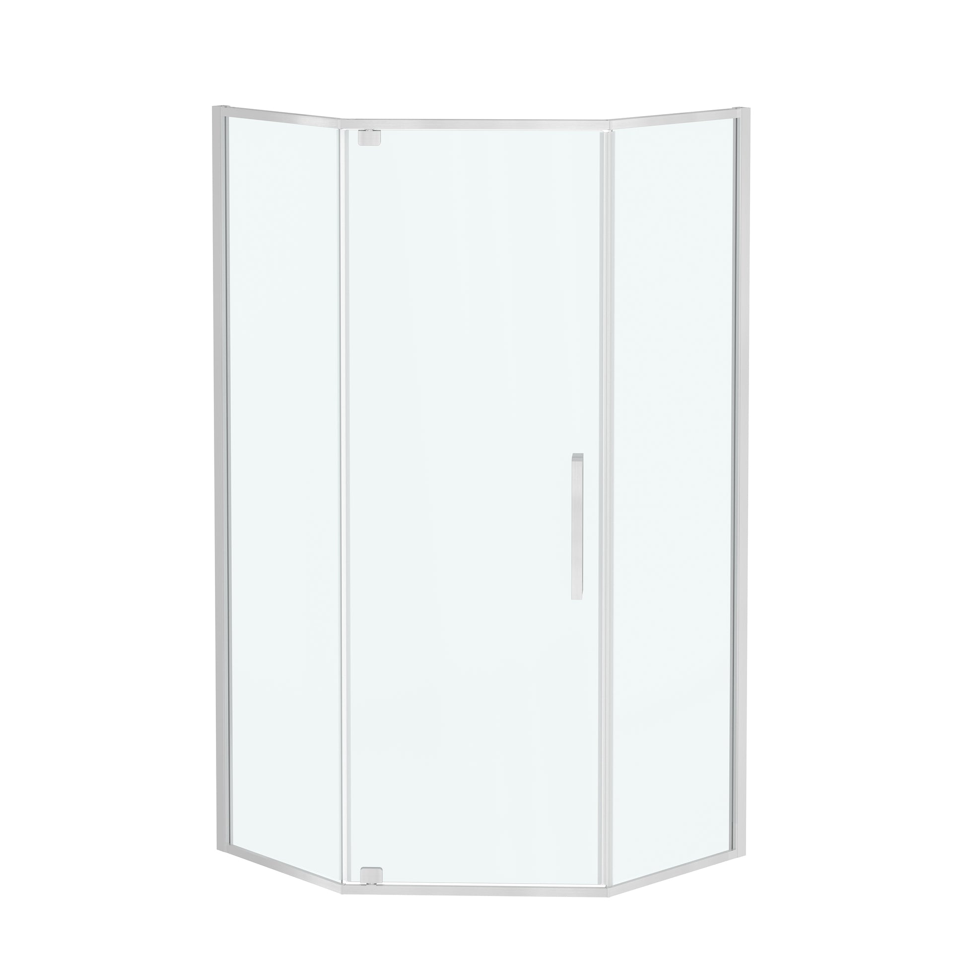 36"x36"x72" Corner Sliding Shower Enclosure with Clear Tempered Glass