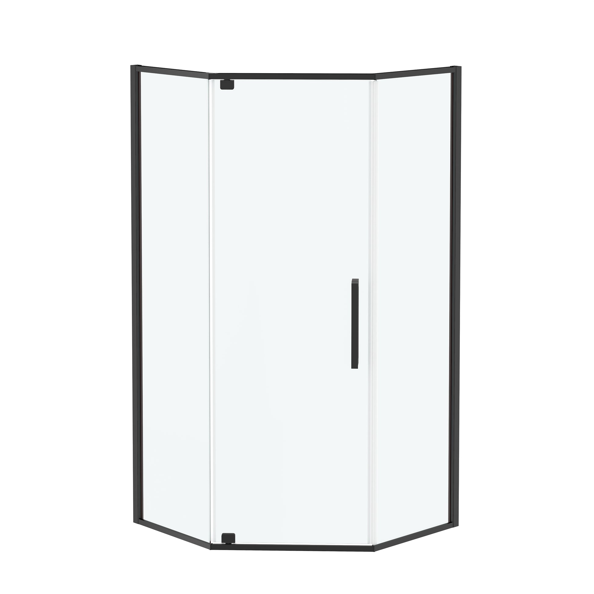 36"x36"x72" Corner Sliding Shower Enclosure with Clear Tempered Glass