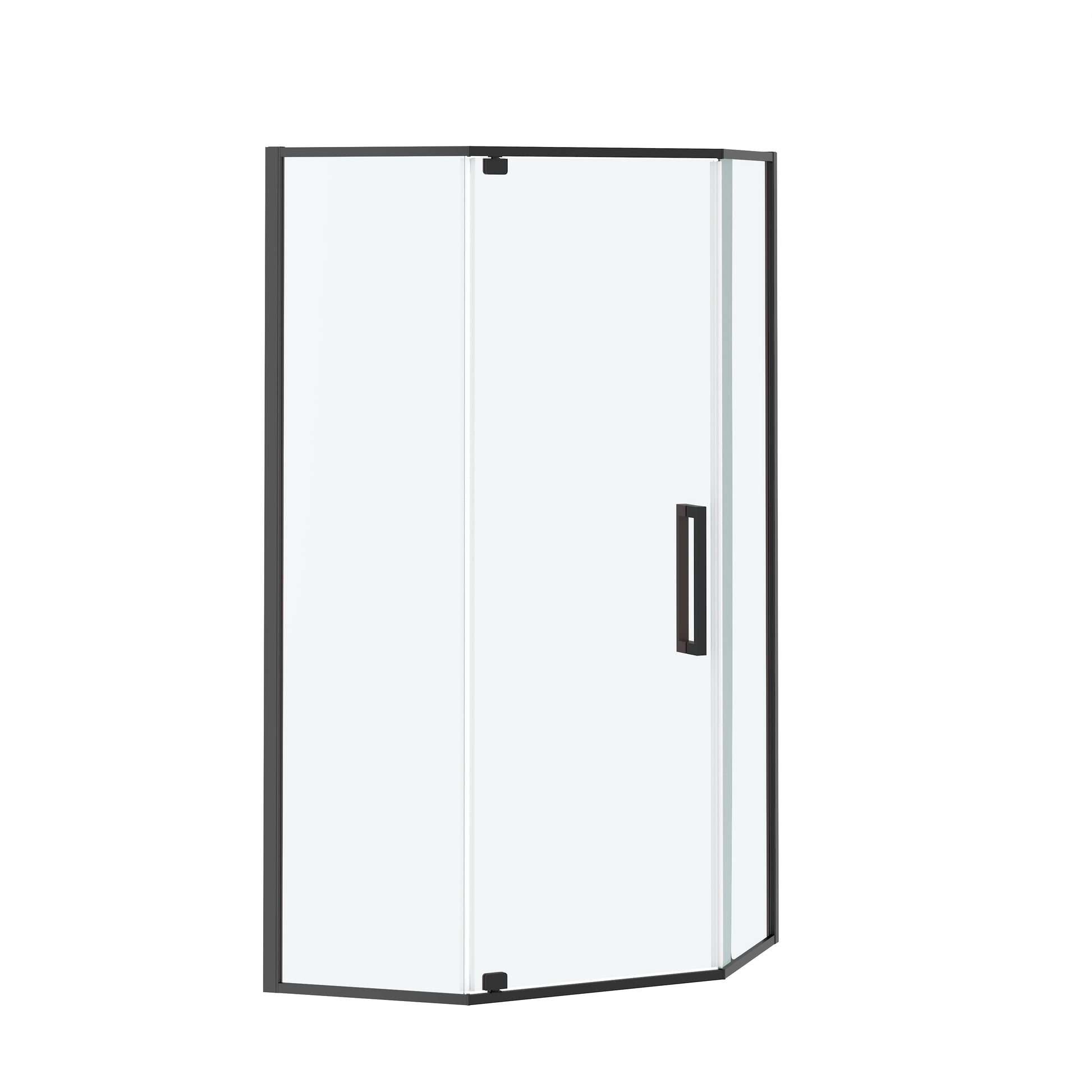 36"x36"x72" Corner Sliding Shower Enclosure with Clear Tempered Glass