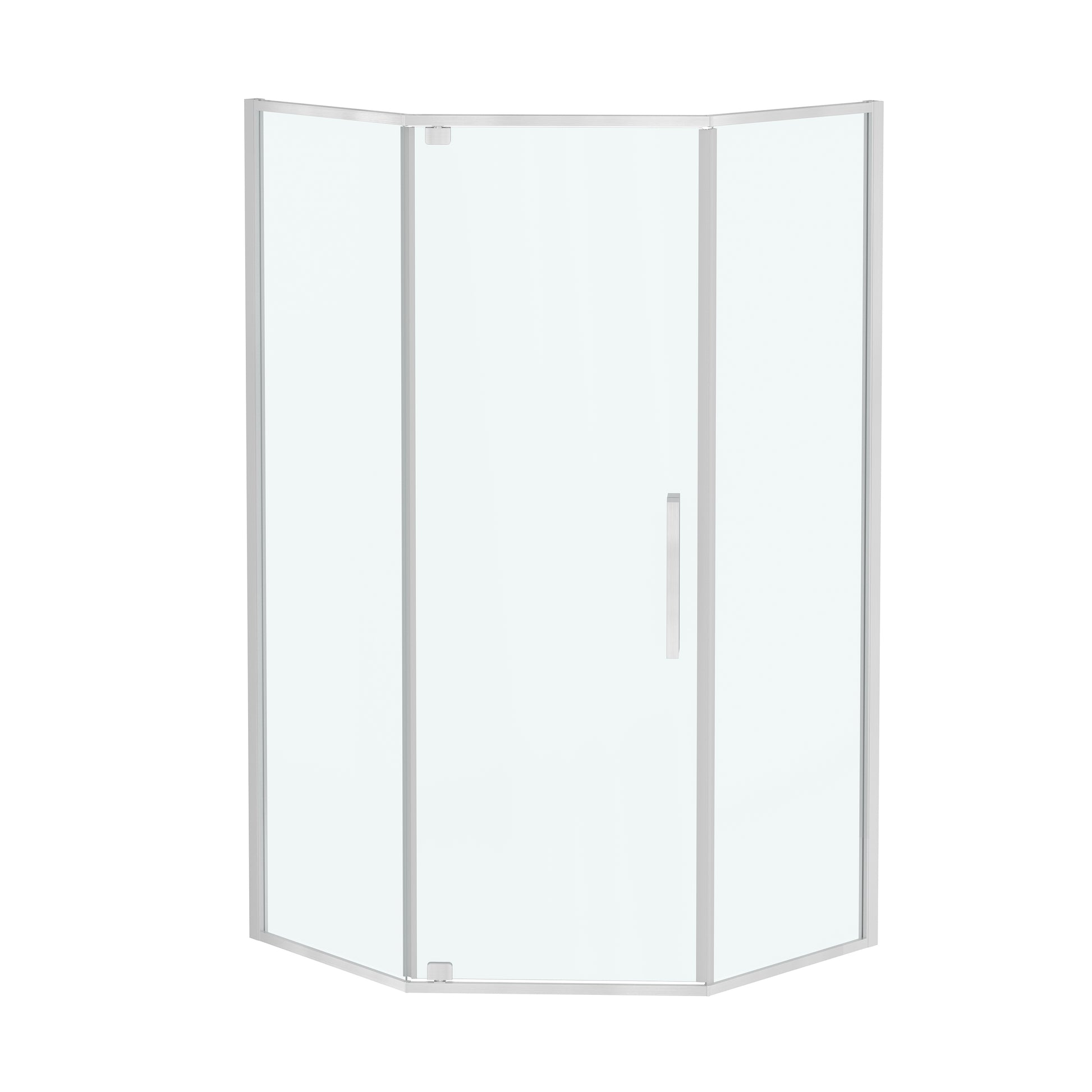 38"x38"x72" Corner Sliding Shower Enclosure with Clear Tempered Glass