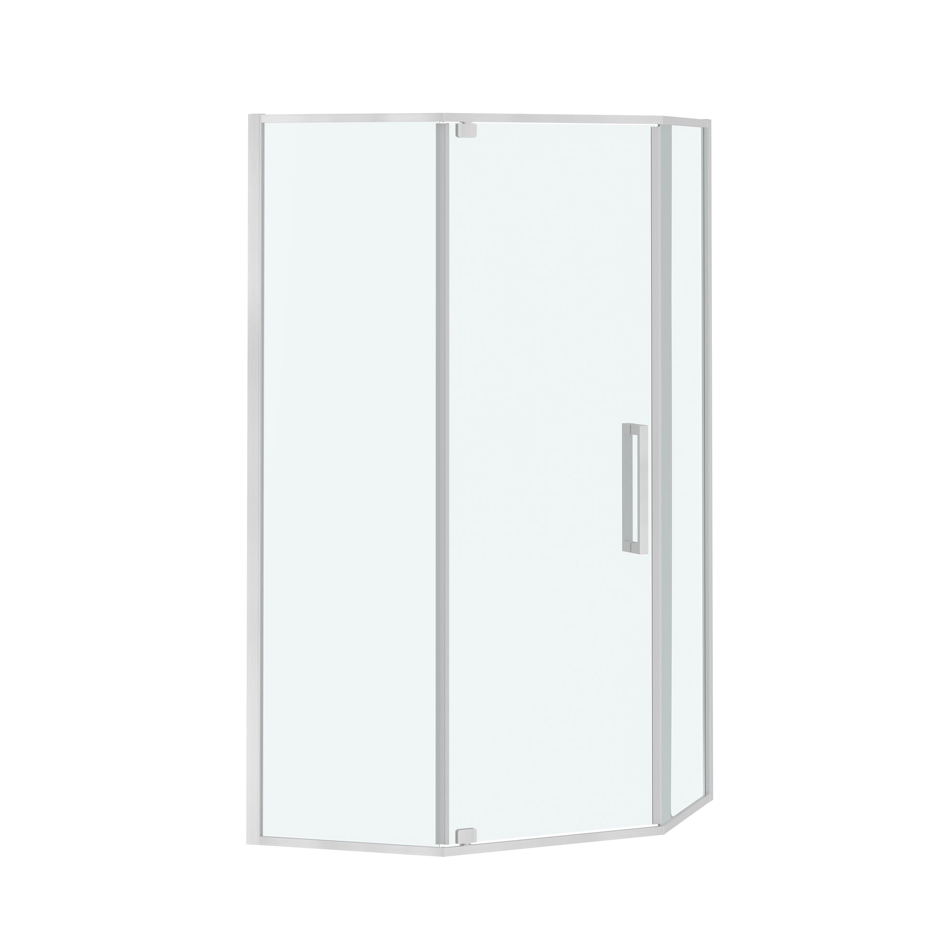 38"x38"x72" Corner Sliding Shower Enclosure with Clear Tempered Glass