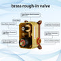 10" Wall-Mounted Rain Shower System with Handheld Shower