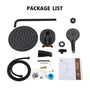 10" Wall-Mounted Rainfall Shower System with Handheld & Tub Spout