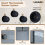 12" Shower System with Shelf, Handheld Shower with Lance Function