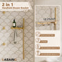 12" Adjustable Shower Head With Shelf Shower System, Hand Shower With Spray Gun Function