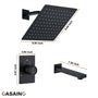 Casainc Dual Function Minimalist Design Showerhead Shower System