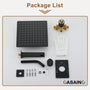 Casainc Dual Function Minimalist Design Showerhead Shower System