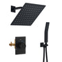 Thermostatic Dual Function Premium Showerhead Shower System with Handles