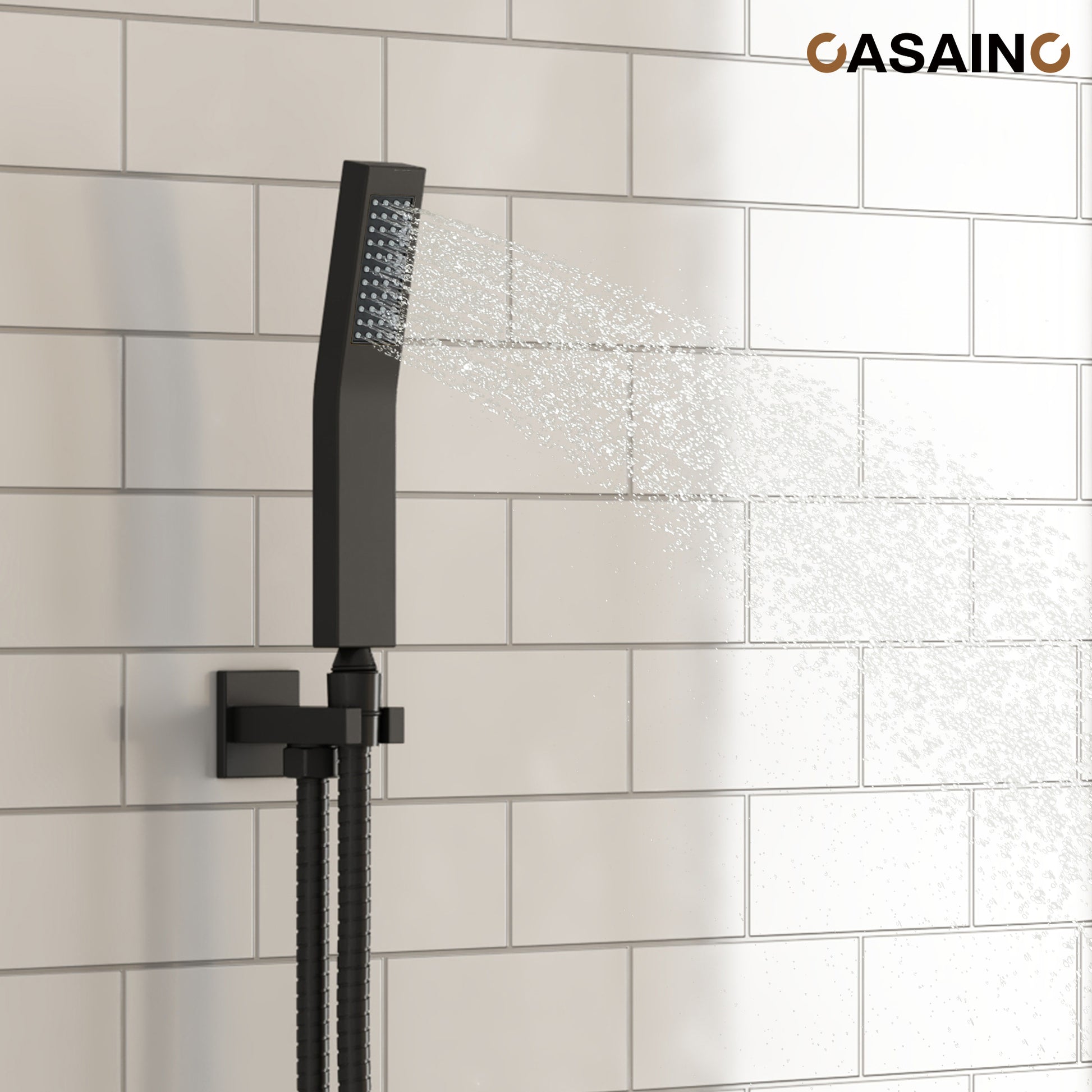 10" Wall Mount Dual Function Showerhead Thermostatic Shower System