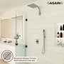 Dual Function Shower System With Unique Shower Arm
