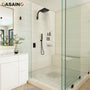 10" Wall Mounted Rain Shower System With Handheld & Unique Shower Arm