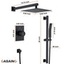 Dual Function Shower System With Slide Bar Design