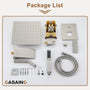 10" Wall Mounted Rain Shower Systems with Handheld Shower & Tub Spout