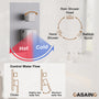 10" Wall Mounted Rain Shower Systems with Handheld Shower & Tub Spout
