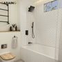 10" Wall Mounted Rain Shower Systems with Handheld Shower & Tub Spout
