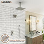 Deluxe Dual Shower Head Shower System With Digital Display Of Temperature