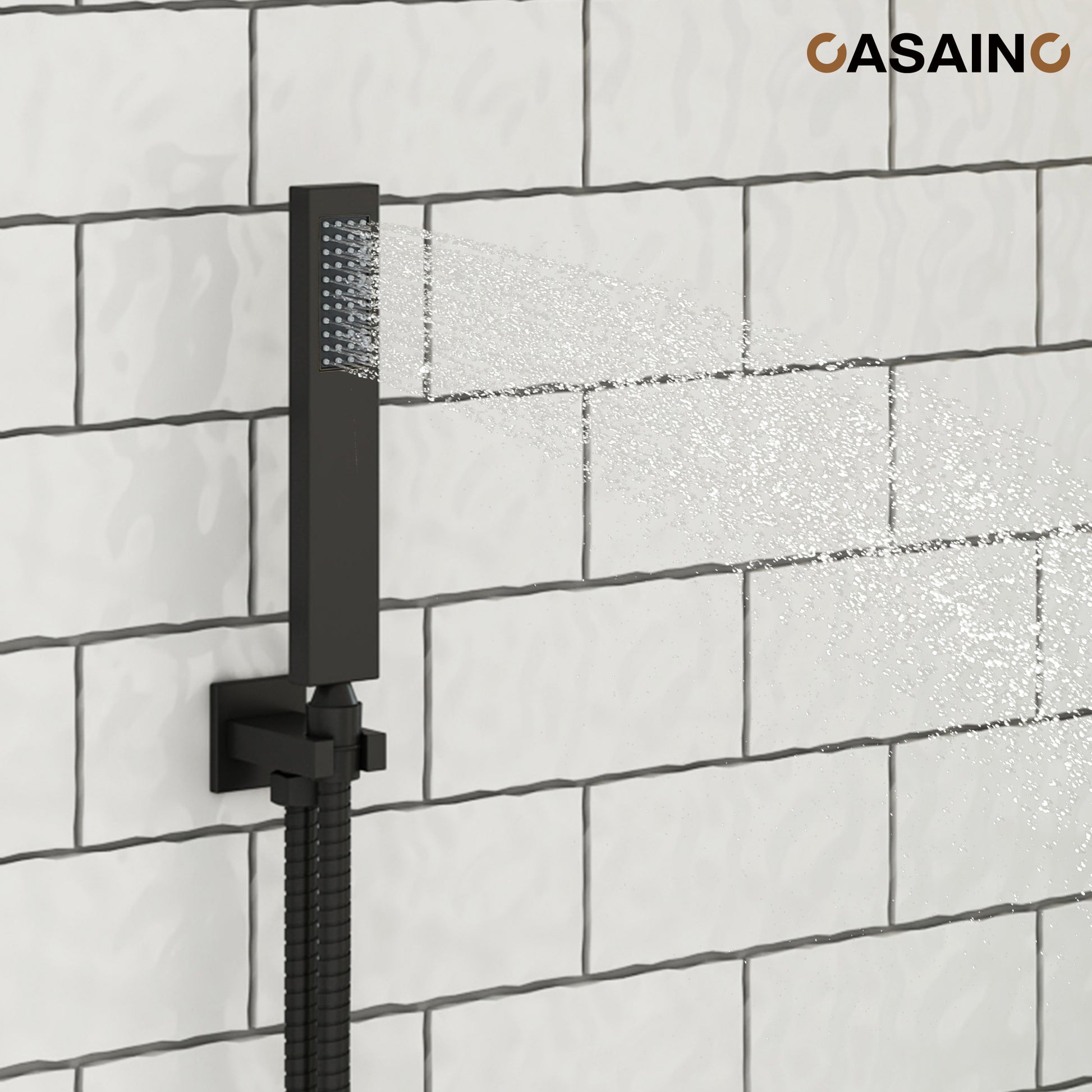 Deluxe Dual Shower Head Shower System With Digital Display Of Temperature