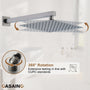 Deluxe 3-Function Shower With Digital Display Of Temperature Shower System With 6 Side Jets