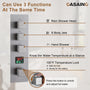 Deluxe 3-Function Shower With Digital Display Of Temperature Shower System With 6 Side Jets