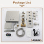Luxurious Showerhead Shower System With 64 Colors Of Led Lighting And Bluetooth Technology