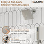 Luxurious Showerhead Shower System With 64 Colors Of Led Lighting And Bluetooth Technology