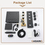 Luxurious Showerhead Shower System With 64 Colors Of Led Lighting And Bluetooth Technology