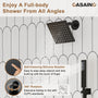 Luxurious Showerhead Shower System With 64 Colors Of Led Lighting And Bluetooth Technology